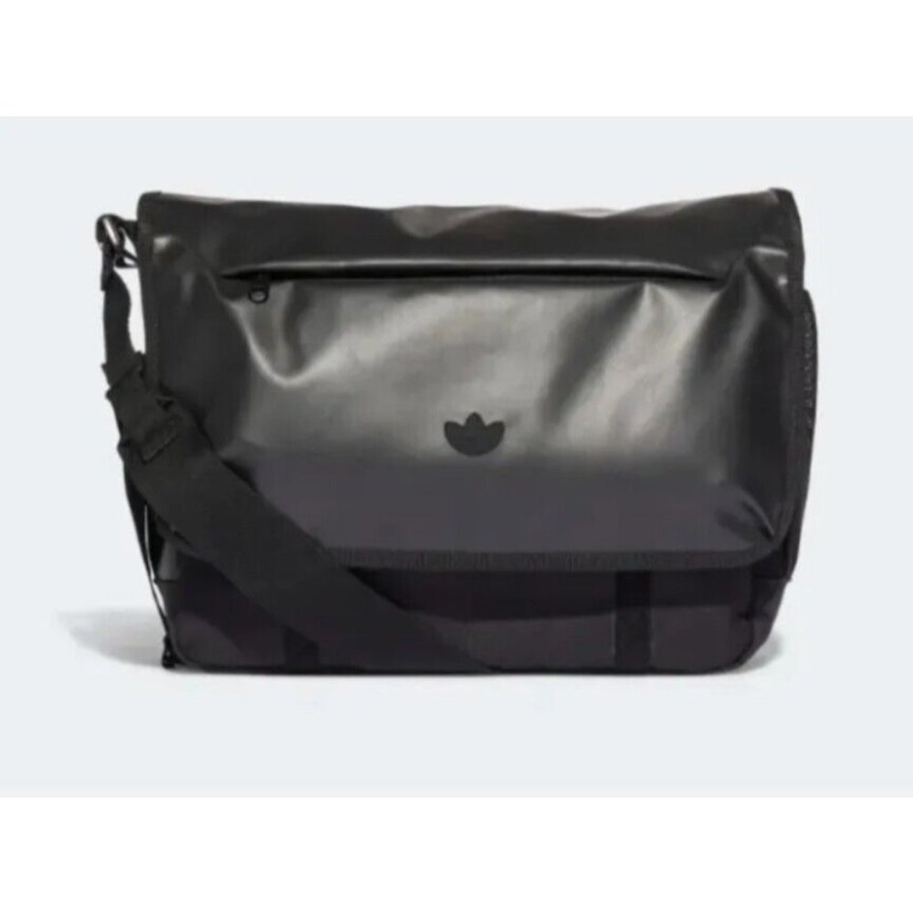 adidas Unisex Adult Accessories Rifta Messenger Sports Bag L Black NWT HK9622